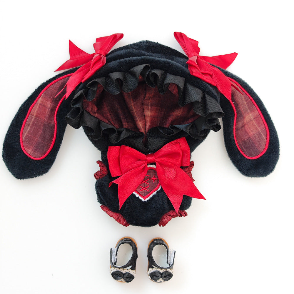 Labubu 2-Piece Bunny Lolita Set – Elegant One-Piece Dress & Shoes for 17cm/6.69inch Dolls
