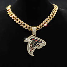 NFL アトランタ ファルコンズ ファルコン フットボール チーム ネックレス ヒップホップ キューバンチェーン