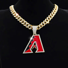 Irregular professional baseball team necklace Hip Hop Cuban Chain