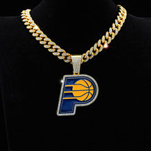 Full Diamond Basketball Team Necklace Hip Hop Cuban Chain