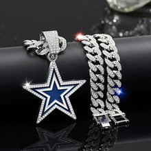 NFL Dallas Cowboys Pentagram Dallas Football Team Hip Hop Cuban Chain