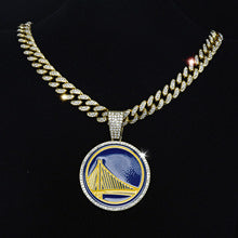 NBA Golden State Warriors Drip Basketball Team Necklace Hip Hop Cuban Chain