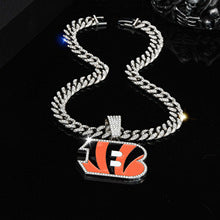 NFL Cincinnati Bengals Letter B Rugby Team Necklace Hip Hop Cuban Chain