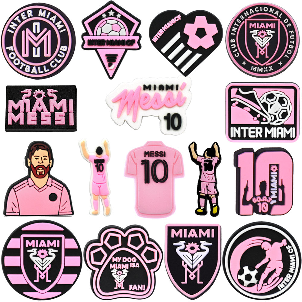 Sports Shoe Charms Jibbitz NFL MLB MLS Decoration Charms for Croc Clog Sandals for Party Favor Gifts Birthday for Boys Girls Women Men Adults Teens Kids Cartoon Shoe Decoration Charms Sandals Decorations