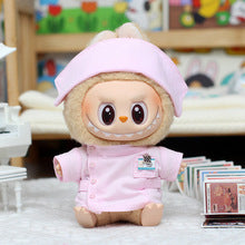 4-Piece Nurse Outfit Set for 17cm/6.69inch Labubu Doll – Pink Medical Roleplay Costume with Hat, Mask, Coat & Shoes