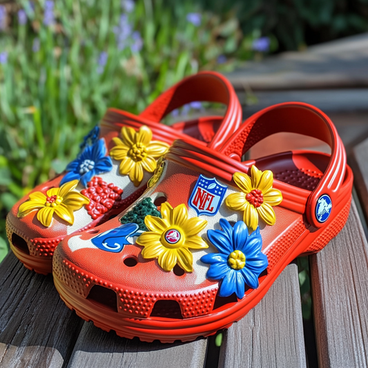 Elevate Your 49ers Game Day Style with San Francisco 49ers Crocs Charms!