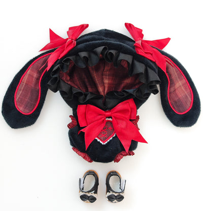 Labubu 2-Piece Bunny Lolita Set – Elegant One-Piece Dress & Shoes for 17cm/6.69inch Dolls