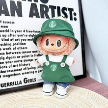 Labubu 5-Piece Barista Costume Set – Coffee Shop Style Doll Outfit with Apron & Hat for 17cm/6.69inch Plush