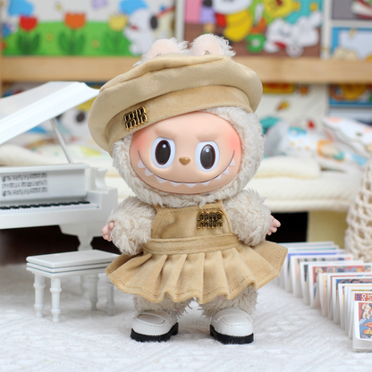 17cm/6.7inch K-pop Yuan Ying Dance Skirt Cute Style for Labubu Gen1/2/3 Party Accessory 1 Piece