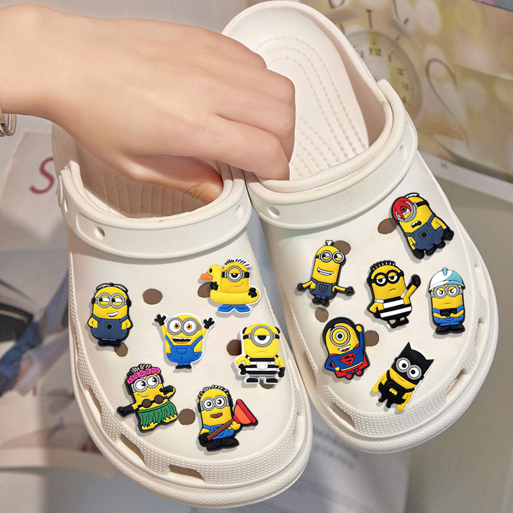 Cartoon Shoe Charms for Clog shoes Slides Sandals & Bracelet Wristband Party Gifts for Girls, Kids, Boys