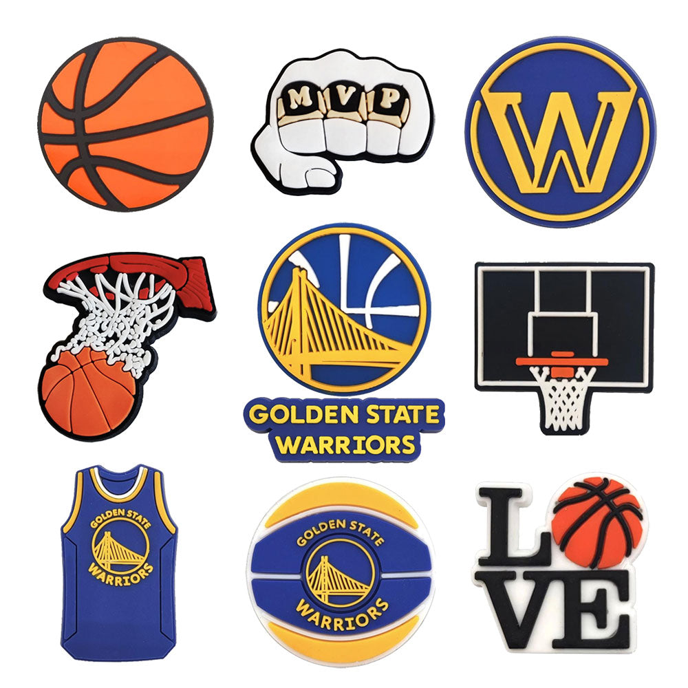 Basketball Sports Charms for Boys Girls Women Men Adults Teens Kids Cute Glog Sandals Decorations for Birthday Party Gift