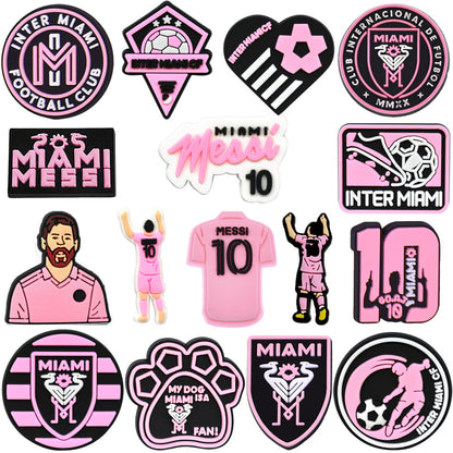 Sports Shoe Charms Jibbitz NFL MLB MLS Decoration Charms for Croc Clog Sandals for Party Favor Gifts Birthday for Boys Girls Women Men Adults Teens Kids Cartoon Shoe Decoration Charms Sandals Decorations