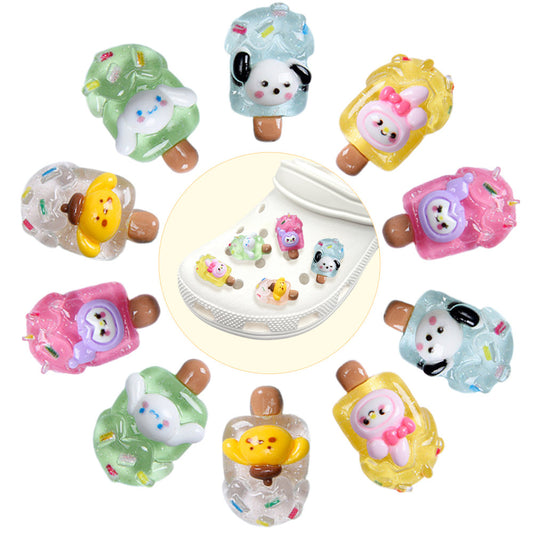 Cartoon 3D 4D Cartoon Animals Shoe Decoration Charms for Croc Clog Sandals for Party Favor Gifts Birthday for Boys Girls Women Men Adults Teens Kids Cartoon Shoe Sandals Decorations